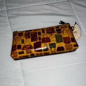 Patricia Nash Multicolor Leather Clutch